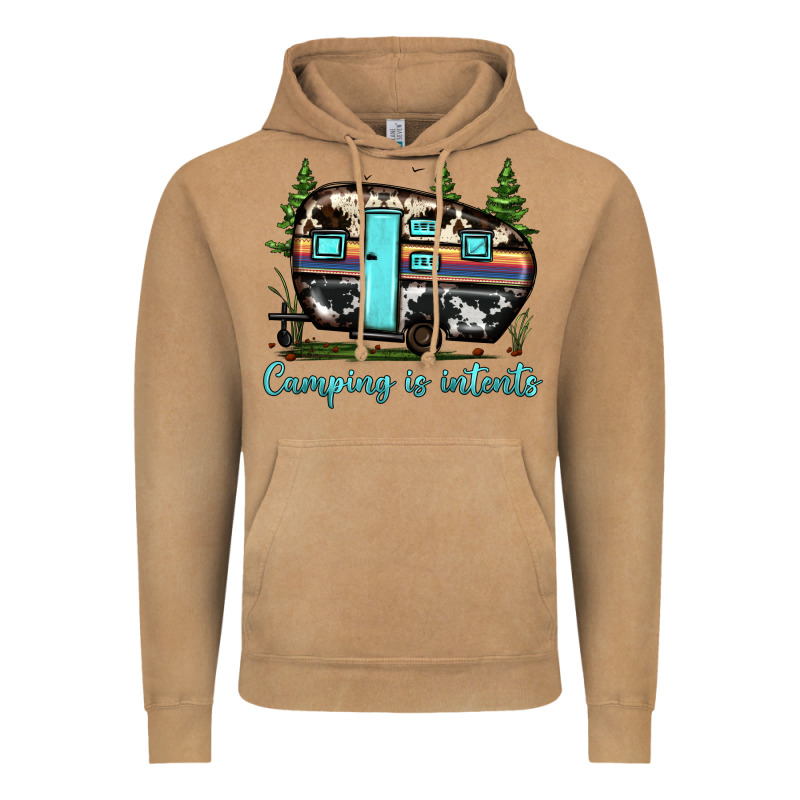 Camping Is Intents Vintage Hoodie by JahusDesignShop | Teevron