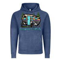 Vintage Denim camping is intents Vintage Hoodie - JahusDesignShop