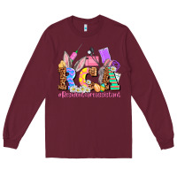 Burgundy easter  rca resident care assistant Long Sleeve Tee - AdoDesignShop