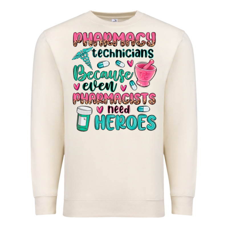 Pharmacy Technicians Premium Sweatshirt by MaliasSmallBusiness | Teevron