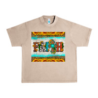 French Oak faith cross and sunflower tumbler Urban Heavy Tee - HRA Design Shop