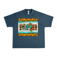 Midnight Navy faith cross and sunflower tumbler Urban Heavy Tee - HRA Design Shop