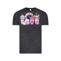 Vintage Black unicorn coffee cups Vintage Tee - Zillion Design Studio