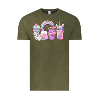 Vintage Olive unicorn coffee cups Vintage Tee - Zillion Design Studio