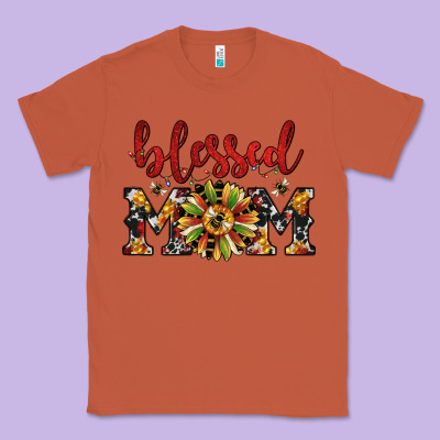Christmas Blessed Mom Classic Tee Designed By Jahusdesignshop