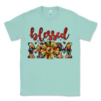 Seafoam Christmas blessed mom Classic Tee - JahusDesignShop