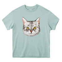 Arona American Shorthair Cat Face Heavy Core Tee - LillyAllenDesigns