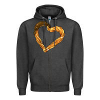 Charcoal Heather churros Zipper Hoodie - AdoDesignShop