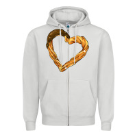 Dove Grey churros Zipper Hoodie - AdoDesignShop