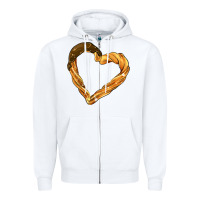 White churros Zipper Hoodie - AdoDesignShop
