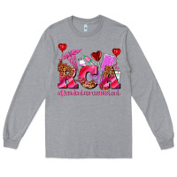 Heather Grey valentines day rca resident care assistant Long Sleeve Tee - AdoDesignShop