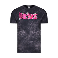 Cloud Black Breast Cancer Brave Vintage Tee - texasbilliewilder