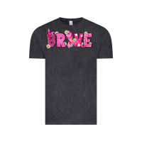 Vintage Black Breast Cancer Brave Vintage Tee - texasbilliewilder