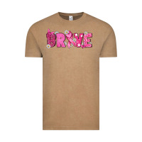 Vintage Coffee Breast Cancer Brave Vintage Tee - texasbilliewilder
