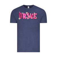 Vintage Denim Breast Cancer Brave Vintage Tee - texasbilliewilder