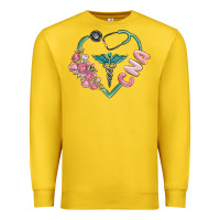 Lemon cna heart Premium Sweatshirt - MaliasSmallBusiness