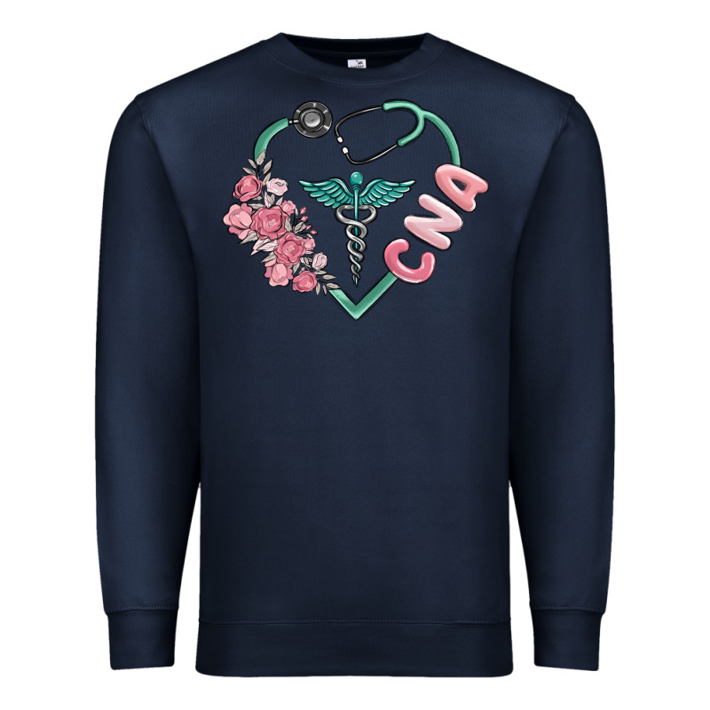 Cna Heart Premium Sweatshirt by MaliasSmallBusiness | Teevron