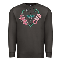 Smoke cna heart Premium Sweatshirt - MaliasSmallBusiness