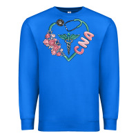 True Royal cna heart Premium Sweatshirt - MaliasSmallBusiness