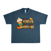 Midnight Navy stressed blessed pumpkin obsessed Urban Heavy Tee - CowhideDigitalArt
