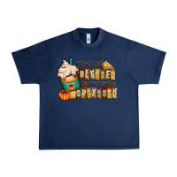 Navy stressed blessed pumpkin obsessed Urban Heavy Tee - CowhideDigitalArt