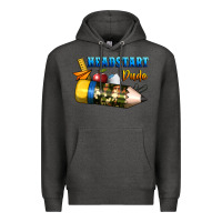 Charcoal Heather headstart dude Premium Hoodie - BundleAndBundleShop