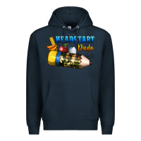 Navy headstart dude Premium Hoodie - BundleAndBundleShop