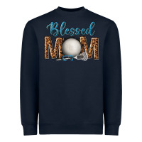 Navy western blessed mom with lacrosse Heavyweight Sweatshirt - texasbilliewilder