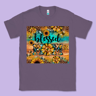Blessed Mom Classic Tee Designed By Jahusdesignshop