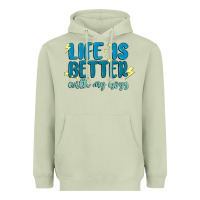 Matcha life is better with my boys Heavyweight Hoodie - MaliasSmallBusiness