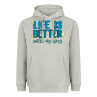 Moon Dust life is better with my boys Heavyweight Hoodie - MaliasSmallBusiness