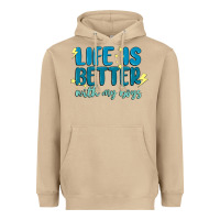 Mushroom life is better with my boys Heavyweight Hoodie - MaliasSmallBusiness