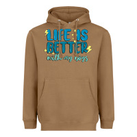 Toasted Coconut life is better with my boys Heavyweight Hoodie - MaliasSmallBusiness