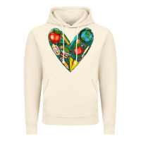 Vintage Artic teacher  heart Vintage Hoodie - texasbilliewilder