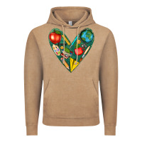 Vintage Coffee teacher  heart Vintage Hoodie - texasbilliewilder