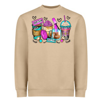 Mushroom eyelash coffee cups Heavyweight Sweatshirt - Zillion Design Studio