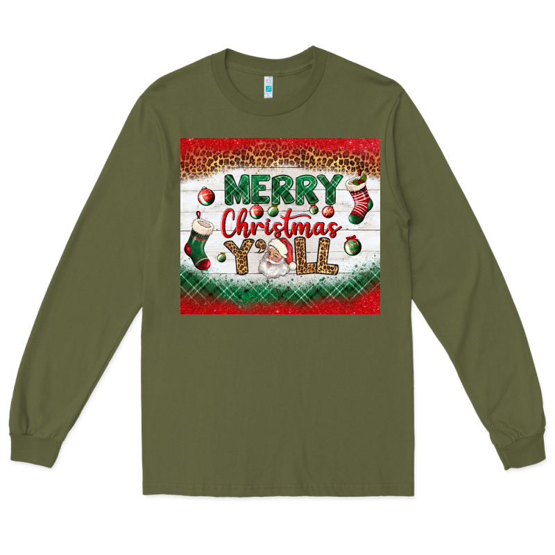 Merry Christmas Y'all Tumbler Long Sleeve Tee by BundleAndBundleShop | Teevron