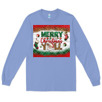Colony Blue merry christmas y'all tumbler Long Sleeve Tee - BundleAndBundleShop