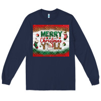 Navy merry christmas y'all tumbler Long Sleeve Tee - BundleAndBundleShop