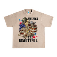 French Oak America the beautiful 4th of july Urban Heavy Tee - CowGirlArtShop