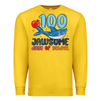 Lemon 100 jawsome days of school Premium Sweatshirt - MaliasSmallBusiness