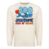 Sandshell 100 jawsome days of school Premium Sweatshirt - MaliasSmallBusiness
