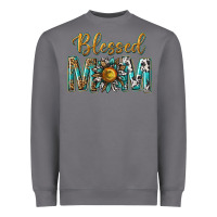 Storm western blessed mom with sunflower Heavyweight Sweatshirt - texasbilliewilder