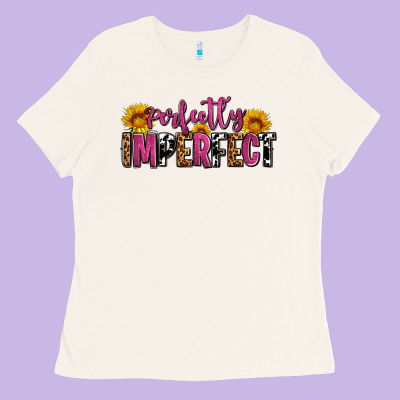 Perfectly Imperfect Ladies Tee Designed By Adodesignshop