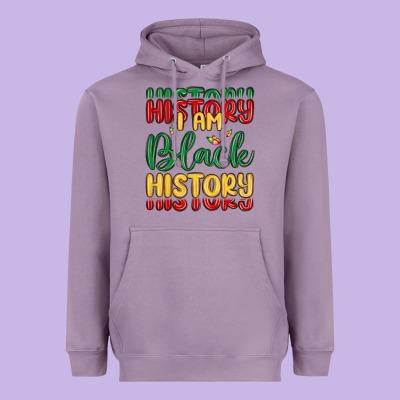 I Am Black History Heavyweight Hoodie Designed By Maliassmallbusiness