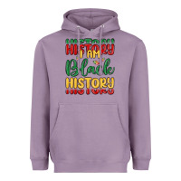 Lavender i am black history Heavyweight Hoodie - MaliasSmallBusiness
