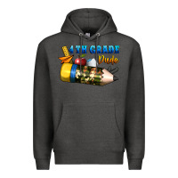 Charcoal Heather 4 th grade dude Premium Hoodie - BundleAndBundleShop