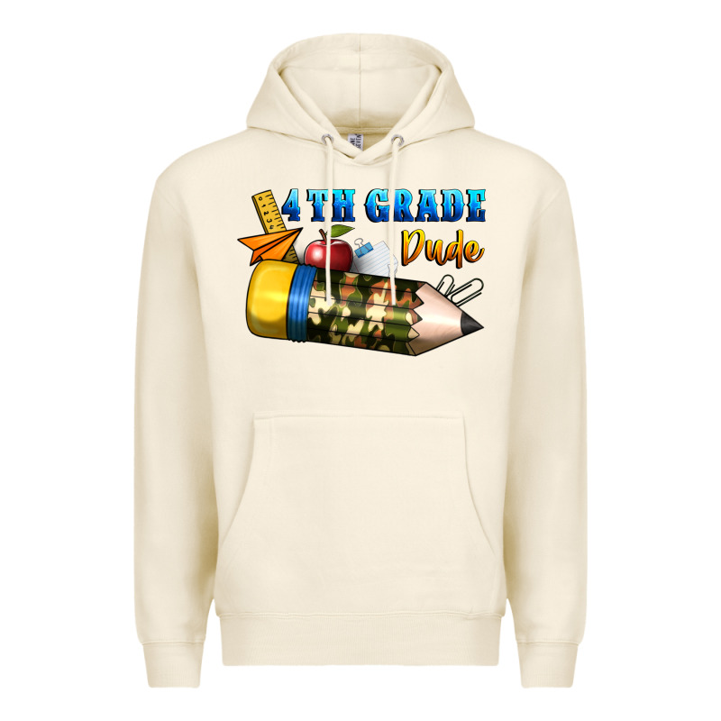 4 Th Grade Dude Premium Hoodie by BundleAndBundleShop | Teevron