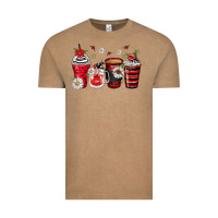 Ladybug Coffee Cups Vintage Tee | Teevron