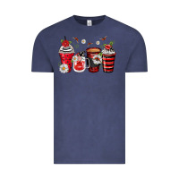 Vintage Denim ladybug coffee cups Vintage Tee - Zillion Design Studio